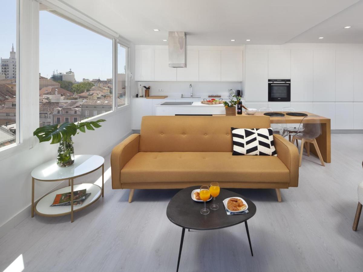 Апартаменты Inmalaga Penthouse Atarazanas Экстерьер фото