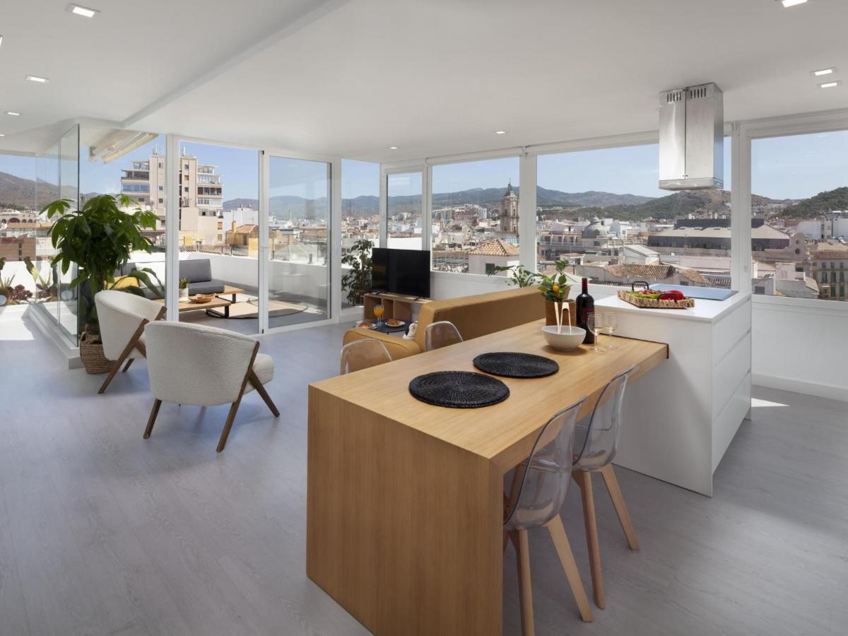 Апартаменты Inmalaga Penthouse Atarazanas Экстерьер фото